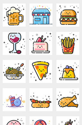 手绘可爱乳制品卡通素材 萌化你的创意世界